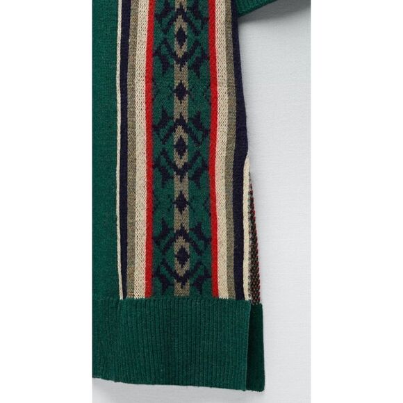 Zara Tunic Jacquard 50% Wool Blend Heavyweight New - Picture 4 of 6